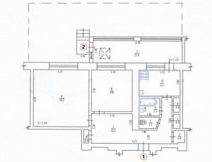 ул. Короленко (г. Полтава, Октябрьский район) - Продається квартира, 60000 $ - АФНУ
